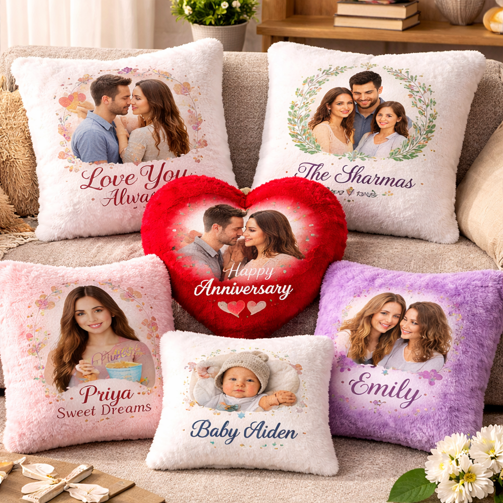 Personalized Fur Cushions