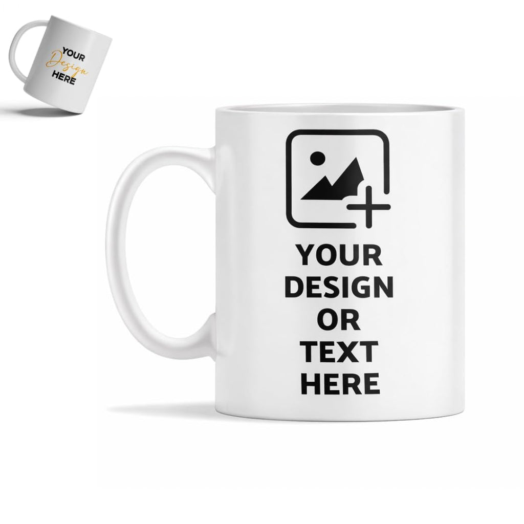 Personalized Photo Print Ceramic White Mug | Premium Gift Cup