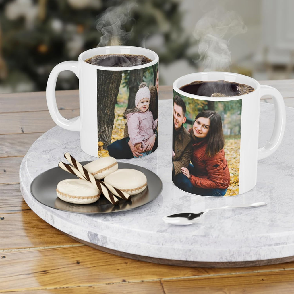 Personalized Photo Print Ceramic White Mug | Premium Gift Cup