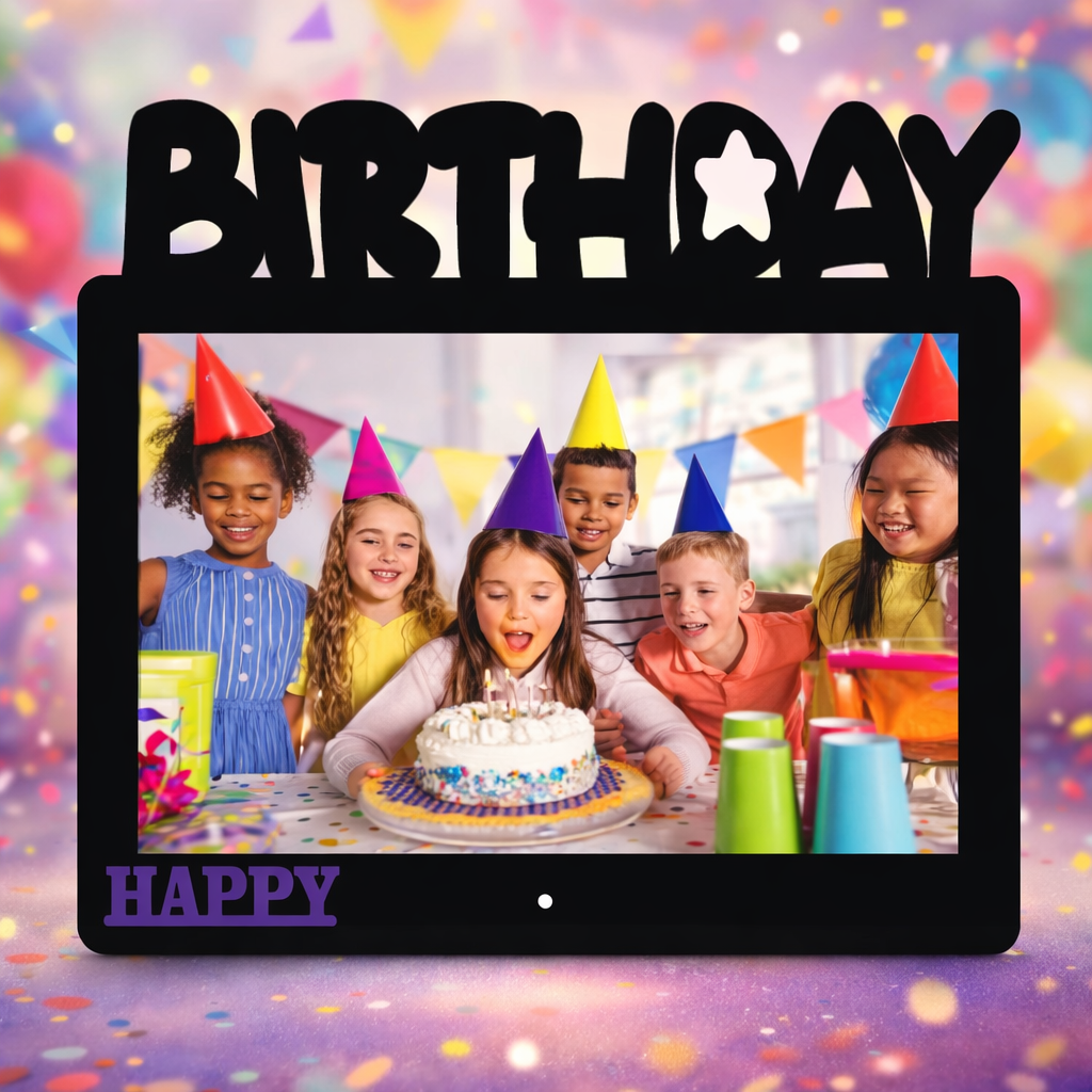 Personalized Wooden Photo Frame Gift Black Edition | Multiple Options