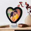 Personalized Magic Mirror LED Photo Frame Gift | Heart Shaped