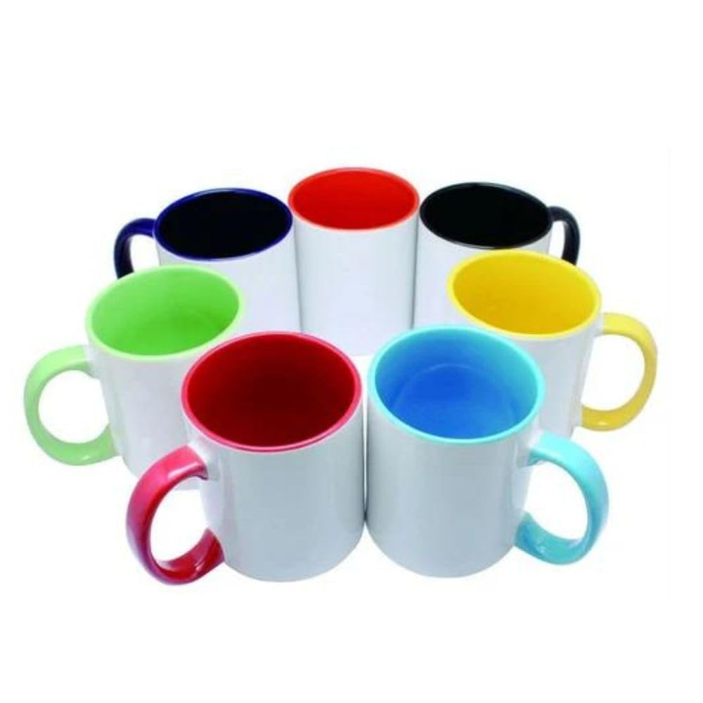 Personalized Inner Color Photo Mug Gift | Blue/Pink Color Options