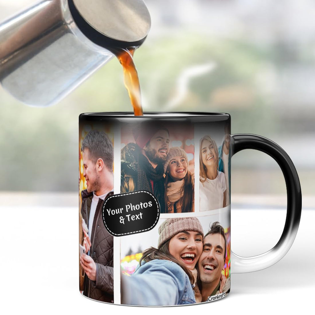 Personalized Heat Reveal Magic Photo Mug | Premium Gift Cup