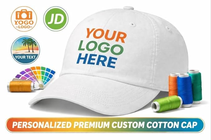 Custom Printed Cotton Cap | Personalized Logo Cap